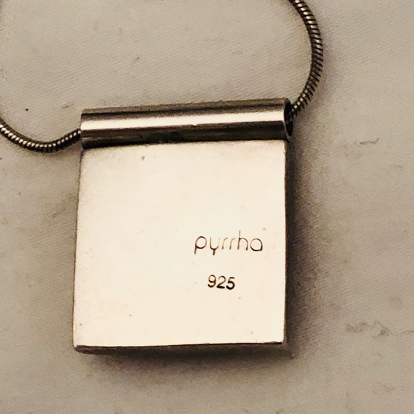 PYRRHA Sterling Silver Rose Quartz Necklace - Picture 2 of 2